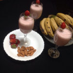 Fruits and Almond Milkshake