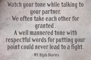 High Expectations from your Spouse