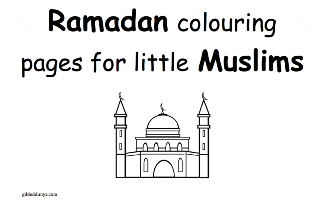 Ramadan Colouring Pages