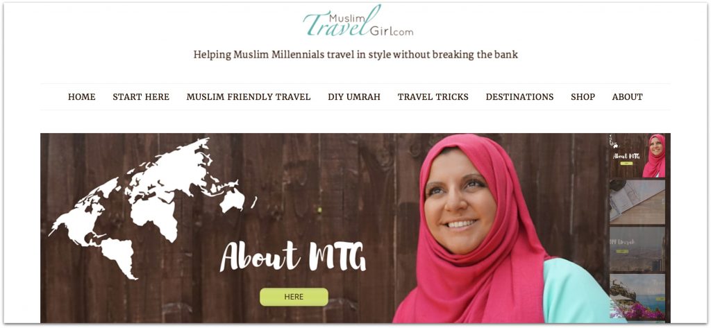 Muslim travel Girl