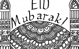 Ramadan Day 28: Free Colour-in Eid Card