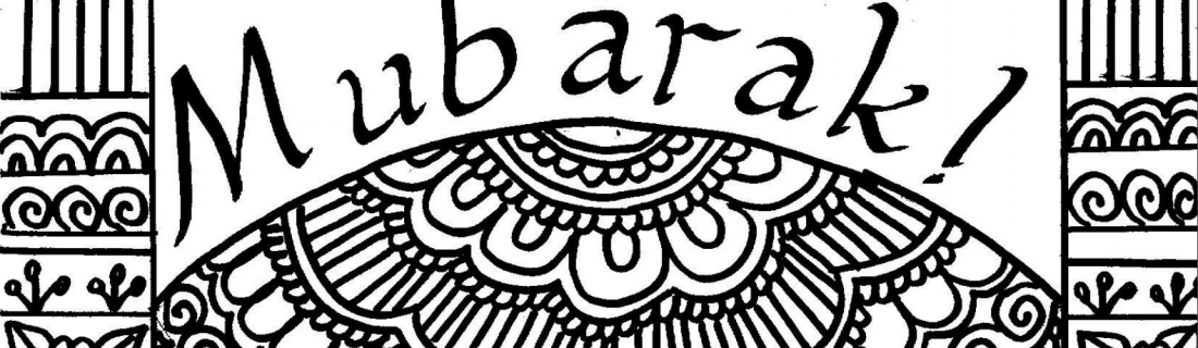 Ramadan Day 28: Free Colour-in Eid Card
