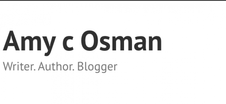 Amy C Osman – April Featured Blogger