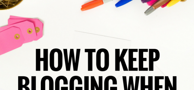 How to Keep Blogging When No One Seems to Care