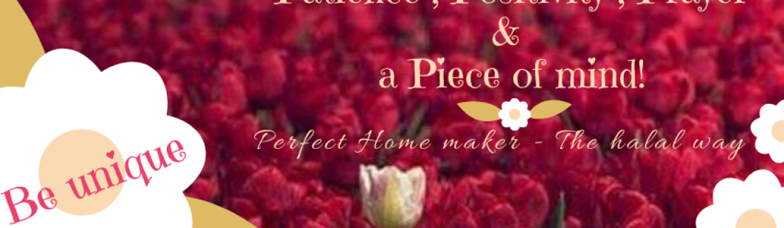 August 2020 Featured Blogger – Perfect HomeMaker – The Halal way