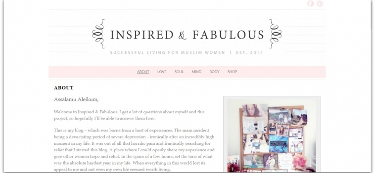 January 2016 Featured Blogger – Inspired and Fabulous